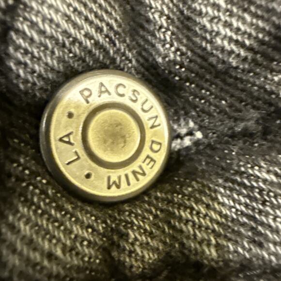 PacSun Womens Mom Jeans Size 25 Dark Wash Black Casual Denim - Picture 11 of 16